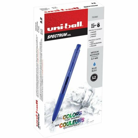 VERTEX 0.7 mm Spectrum Gel Pen, Blue, 12PK VE3759265